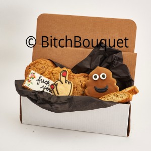 Fuck you and turd Cookie box